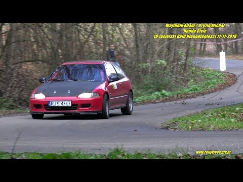 Wojtunik Adam / Gryzło Michał - Honda Civic - kjs 18 Jasielski Rajd Niepodległości 11-11-2018