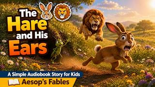 The Hare and His Ears 🐇🦁 | A Simple Audiobook Story for Kids | Aesop's Fables