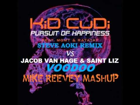 Kid Cudi & Steve Aoki Vs. Jacob van Hage & Saint Liz - Pursuit Of Voodoo (Mike Reevey Mashup)