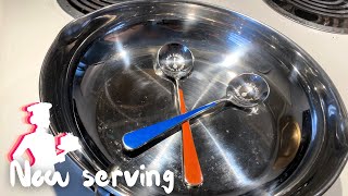 In Hand Review of David Burke Stature 10 inch Fry Pan with Pour Spouts