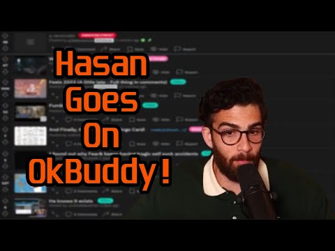 Hasan Reacts To His Subreddit OkBuddy ! (13 January 2024 ) | HasanAbi Reacts