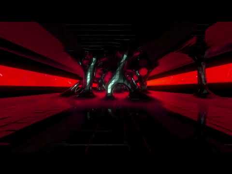 VJ LOOP NEON Red Metallic Abstract Background Video Simple Lines Pattern - Motion 4k Screensaver