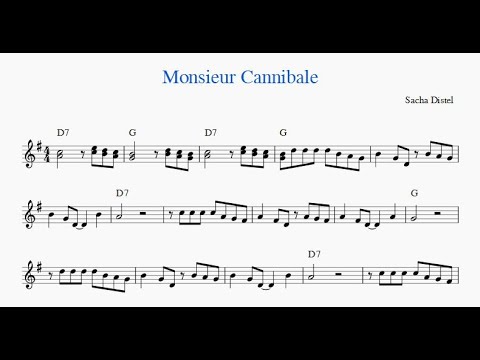 Monsieur Cannibale - Sacha Distel