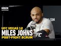 UFC Vegas 12: Miles John 'Happy He Didn't Get Last Shot' On KO'd Kevin Natividad - MMA Fighting