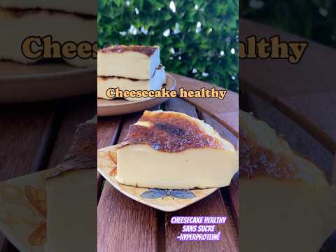 Cheesecake healthy dans sucre #cheesecake #gateau #sanssucre #recettefacile #shorts
