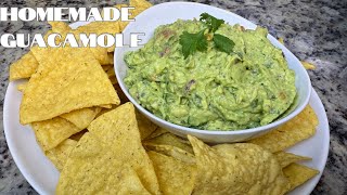 HOW TO MAKE GUACAMOLE | GUACAMOLE RECIPE | CHIPS AND DIP
