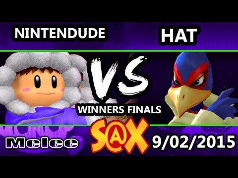 S@X 113 - Fe | Nintendude (Falco, Ice Climbers) Vs. Hat (Falco) SSBM Winner Finals - Smash Melee