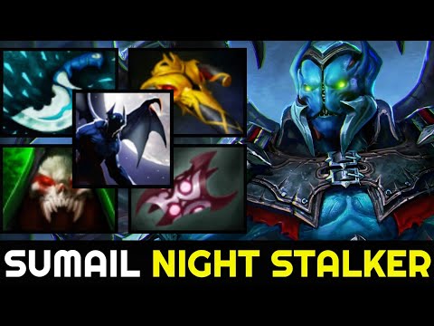 SUMAIL trying OLD META Night Stalker — First Item Blink Dagger 7.27 Dota 2
