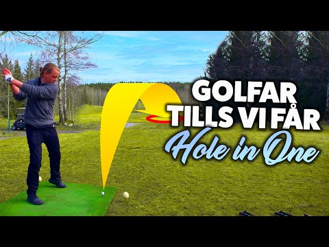 ENSAMMA PÅ GOLFBANA
