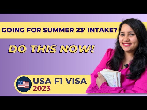 What should F1 visa students do before arriving in the USA for the summer intake?