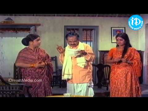 Vichitra Bandham - Rajababu, Ramaprabha, Allu Ramalingaih Comedy Scene