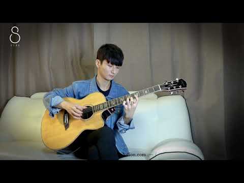 Sire A7 Sungha Jung series Natural All Solid Spruce & indian Rosewood Grand Auditorium guitar image 10