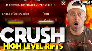 Crush Challenge Rifts with LOW Combat Rating with Ease - Diablo Immortal