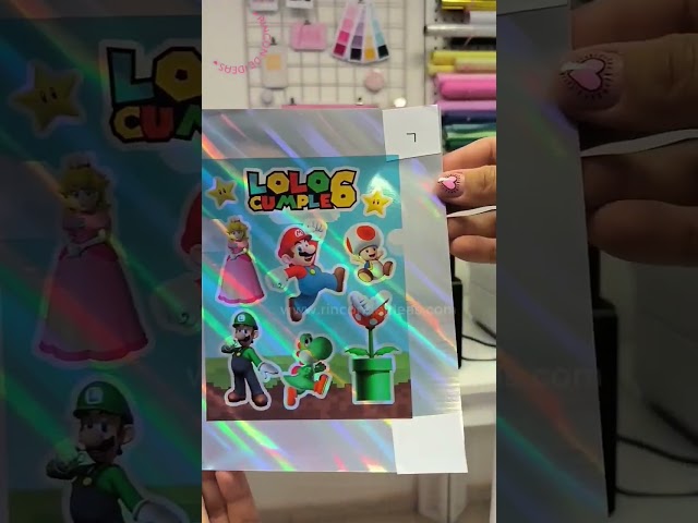 Vídeo relacionado con 32 hojas tamaño A4 (210 x 297 mm) de papel adhesivo con diseño holográfico, vinilo transparente, revestimiento holográfico láminas autoadhesivas