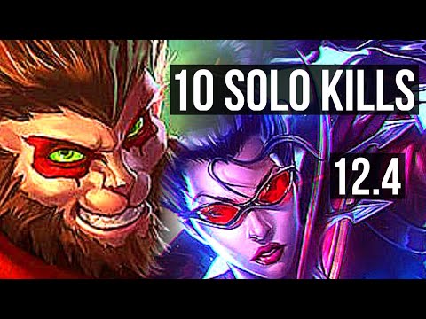 WUKONG vs VAYNE (TOP) | 10 solo kills, 2.2M mastery, 19/3/11, Legendary | EUW Diamond | 12.4