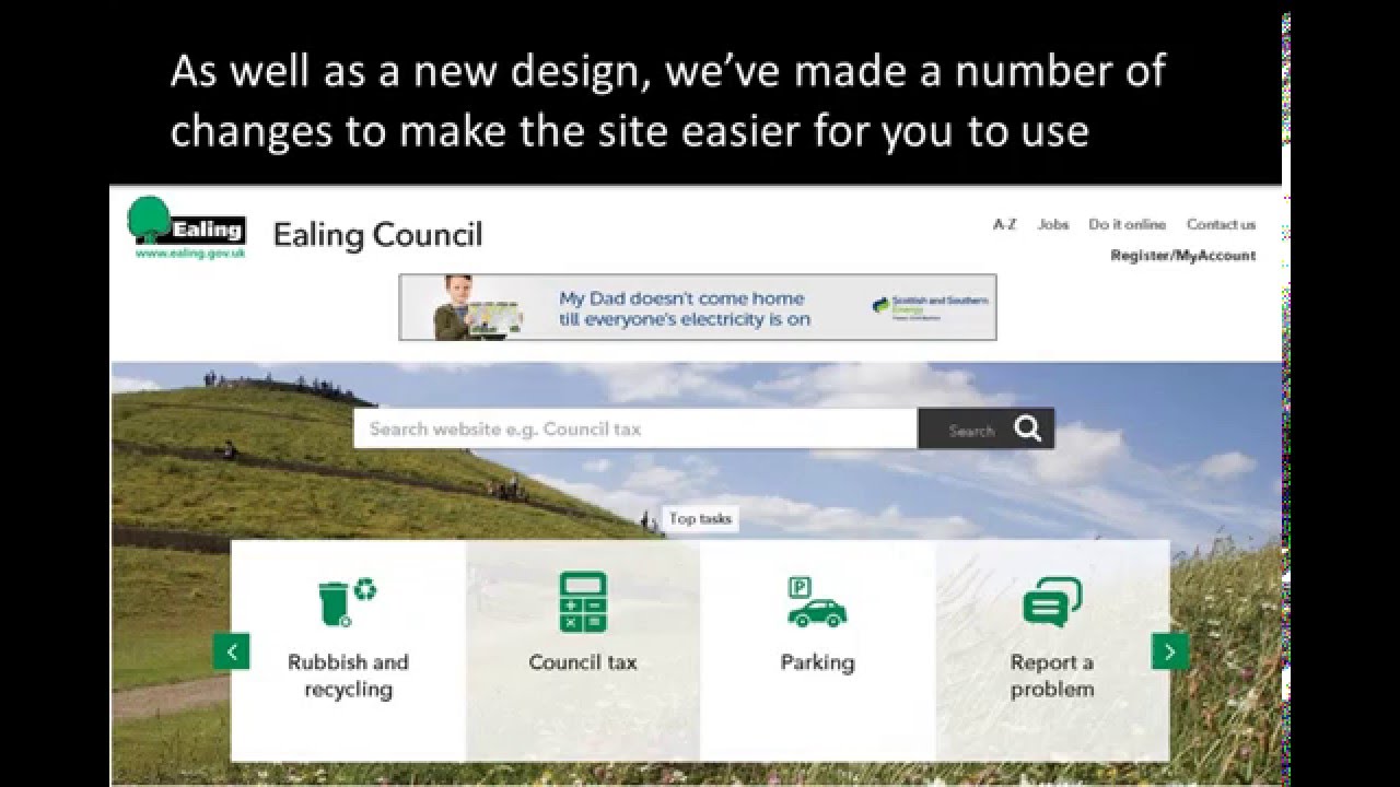 New Ealing Council Website