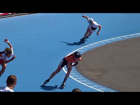 500m teamsprint junior ladies 1/2 final 2 (european championships inline skating 2018)