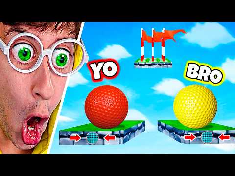 I DON'T UNDERSTAND ⛔ HOYO TROLL vs BROTHER 🤡⛳!! (Golf it) - TEKENDO