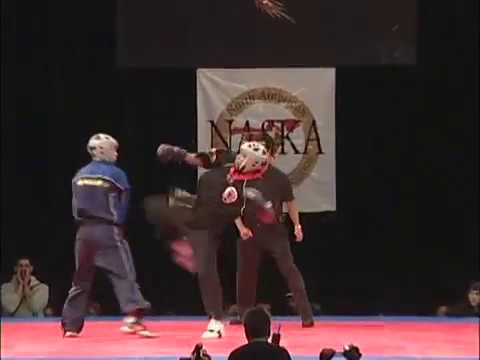 Hamed Firouzi vs Jason Bourelly 2007 Diamond Nationals Karate Tournament