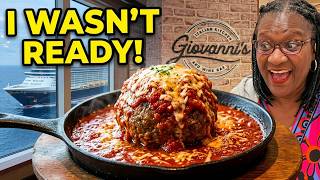 🚢 Giovanni's Giant Meatball Shocked Me 😳Royal Caribbean Cruise