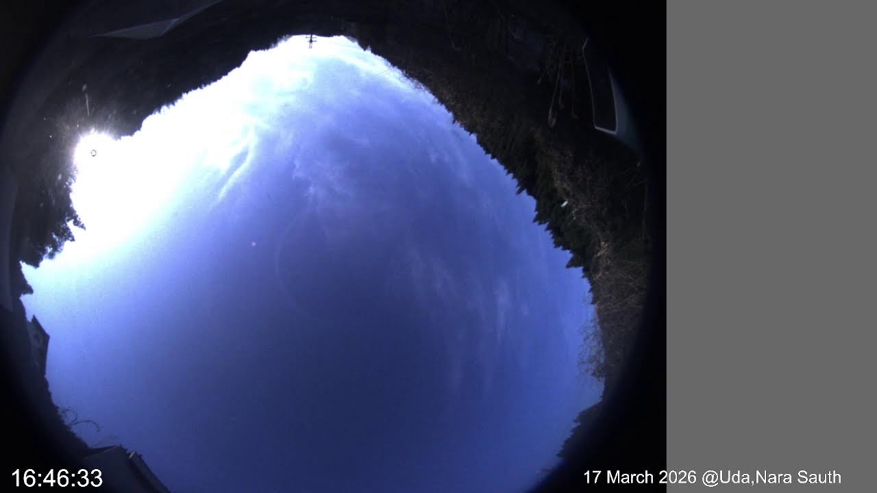 【星空カメラ】奈良 の星空  南の空・星空ライブ Starry night over Nara,Japan/STAR SKY Livecam  from Japan