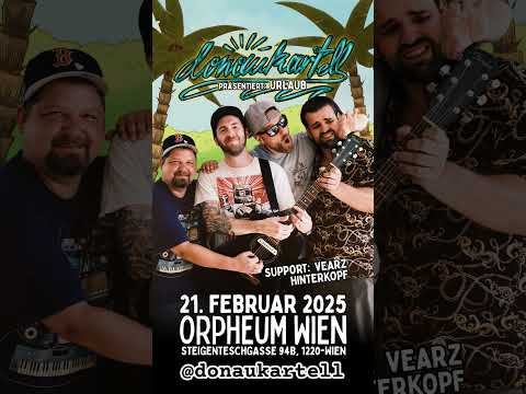 Wir geign wieder auf 🎻🎻🎻 https://orpheum.at/produkt/das-donaukartell-urlaub-21-02-2025/