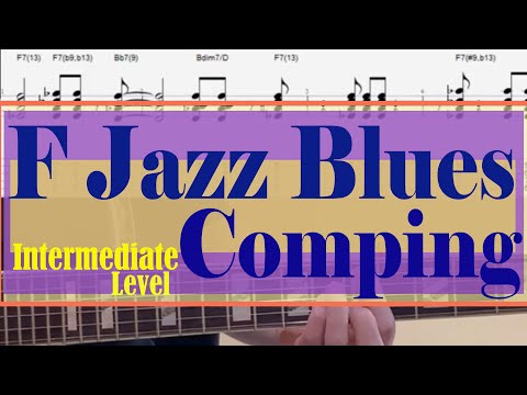 F Jazz Blues Comping - Intermediate Level