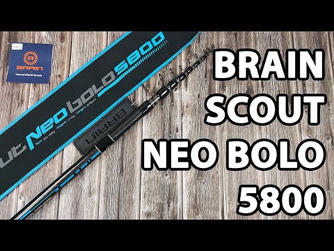  Болонське вудлище Brain Scout Neo Bolo 5800 5.75m 50-120g (телескопічне, з кільцями) + чохол та захист на кільця
