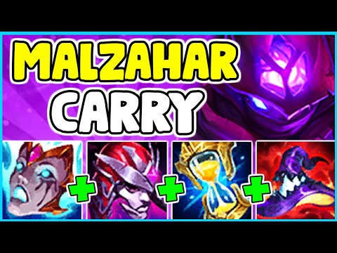 HOW TO PLAY MALZAHAR MID & SOLO CARRY IN SEASON 11 | Malzahar Guide S11 - League Of Legends