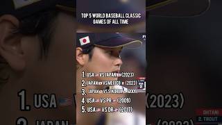 Download lagu Top 5 WORLD BASEBALL CLASSIC games of all time! mp3