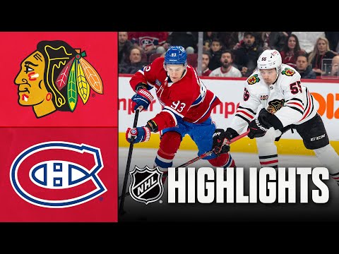 Blackhawks vs. Canadiens | NHL Highlights | December 18, 2025