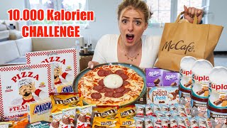 10.000 Kalorien CHALLENGE!!! Wie lange brauche ich dafür?