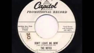NOTES - CHA JEZEBEL / DON'T LEAVE ME NOW - CAPITAL F3332 - 1956