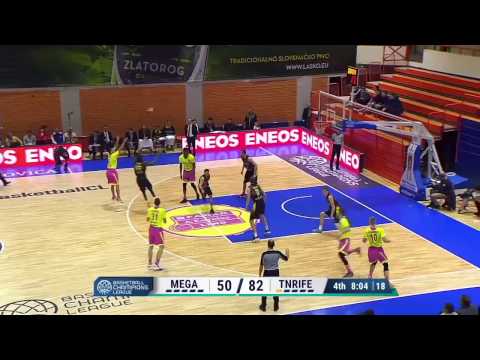 Highlights of Mega Leks in loss to Iberostar Tenerife  (25.01.2017.)
