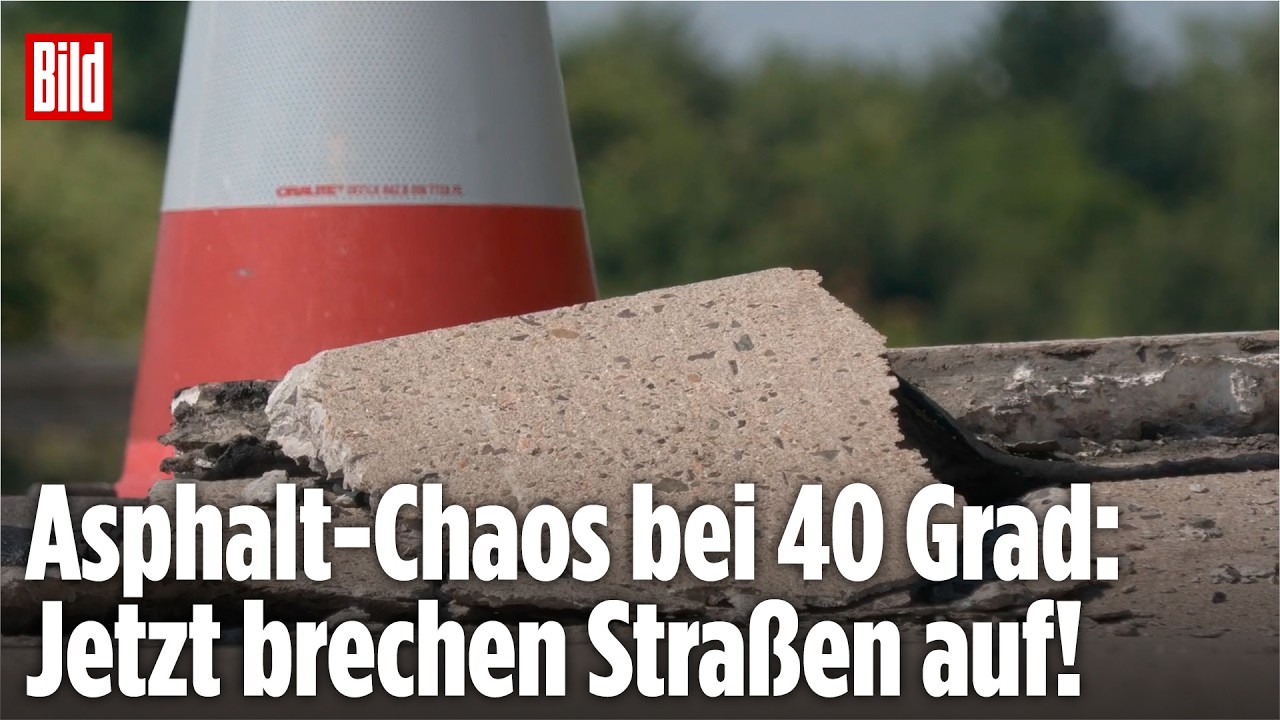 Hitze-Hammer in Deutschland: Blow-ups auf der Autobahn gefährden den Verkehr!