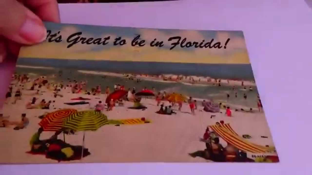 Old Vintage Florida Postcards