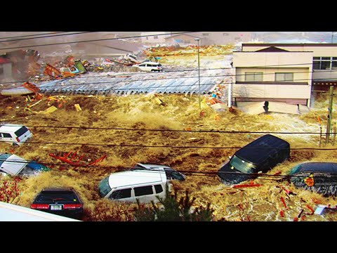 GRACE or KARMA? ⚡ Heavy rain, thunderstorm, hail and floods hit cities Saudi Arabia 2021