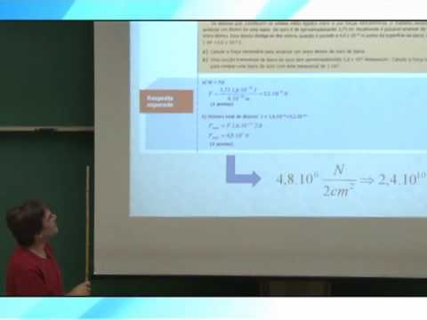 Cursos Unicamp - Física Geral II - Equilíbrio e elasticidade - Parte 2