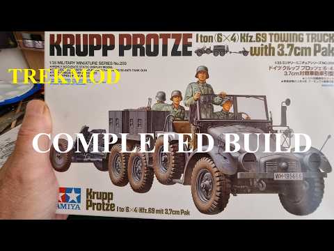 Krupp Protze & 3.7cm Anti‑Tank Gun – Completed Tamiya 1/35 Build