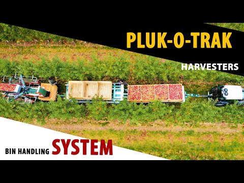 KROLIK bin handling system for Pluk-O-Trak harvesters | Z-4 trailer & WP-4DL/M auxiliary cart