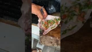 peixe recheado para ser assado na brasa #shorts