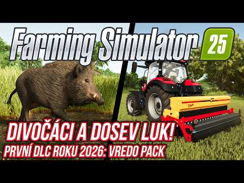 PRVNÍ DLC ROKU 2026: DIVOČÁCI A DOSEV LUK! | FARMING SIMULATOR 25 VREDO PACK