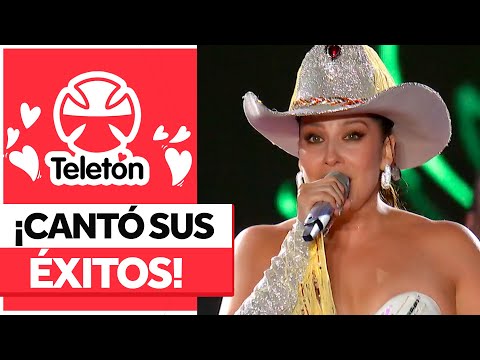 CANTÓ UN ÉXITO ICÓNICO: María José Quintanilla cantó en el cierre de Teletón 2025