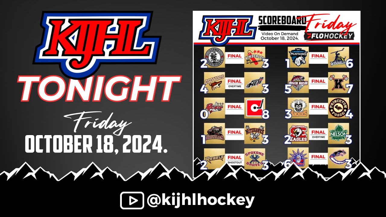 KIJHL Tonight - Oct.18/24