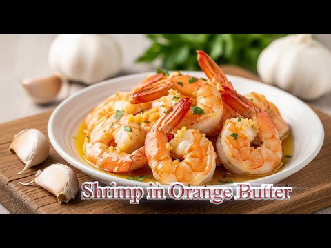 Baltic Coast Culinary: Amber Shores, Fresh Shrimp in Orange Butter l Krevetės apelsininiame svieste