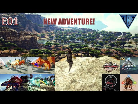 New Ark adventure!  Ark Survival Evolved modded AG Reborn - Reclamation - Steampunk - Callabus