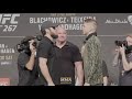Islam Makhachev vs. Dan Hooker Press Conference Staredown | UFC 267 | MMA Fighting