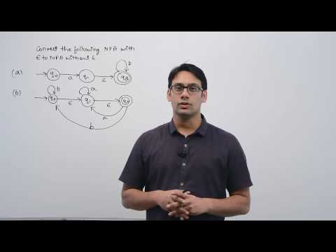 17 Conversion of Epsilon NFA to NFA Examples