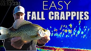 EASY Pattern For Fall Crappie Fishing (4 Steps) - Locations, Lures, & Techniques