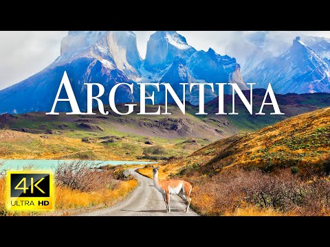 FLYING OVER ARGENTINA (4K Video UHD) - Relaxing Music With Stunning Beautiful Nature Video For TV